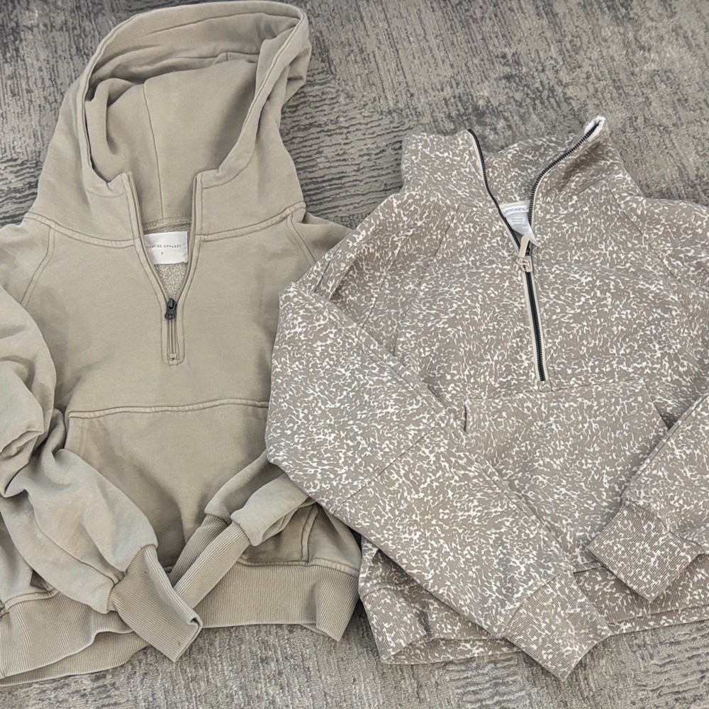 Panache Tan and Gray Sweatshirts
